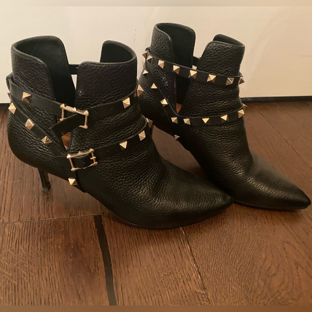Valentino Rockstud Ankle Boots